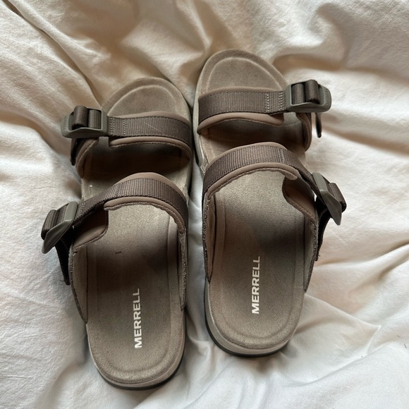 Merrell Women's Alpine Cush Slide Wedge Sandal - Picture 2 of 4